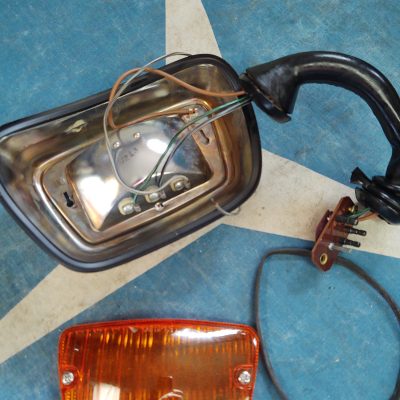 Mercedes W110 Bosch Fog Light Complete Assembly Left 1108201120 NOS