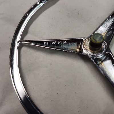 Mercedes W108, W109, W111, W112 Star Trunk Emblem 1117585158 Original Rechromed