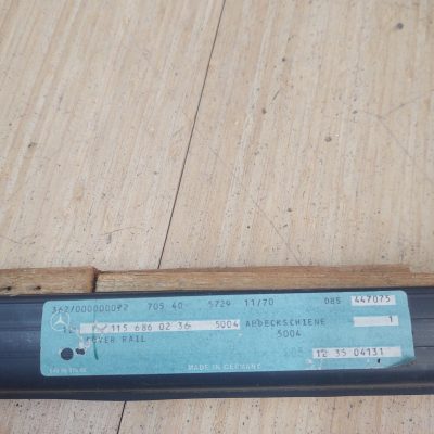 Mercedes W114, W115 Plastic Door Sill Rocker Rail 1156860236-5004 Blue 🔵 Right NOS NLA