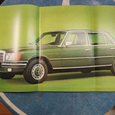 Mercedes W116, R107 1973 Sales Brochure 12 x 8