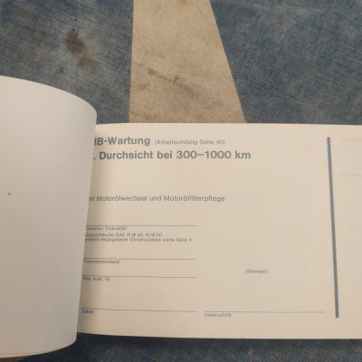 Mercedes W114 Wartungsheft, Maintenance Booklet 1145845395  Ex. Cond.