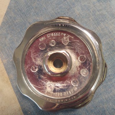 Mercedes W108, W109 Early Version Frefi Chrome Hood Star Escutcheon 1088880117 NOS