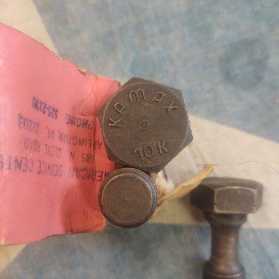 Mercedes Kamax 10 K 27mm Special Bolt 1270310021 NOS
