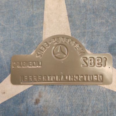 Mercedes Car Show Grille Badge Ladenburg 1982 NOS