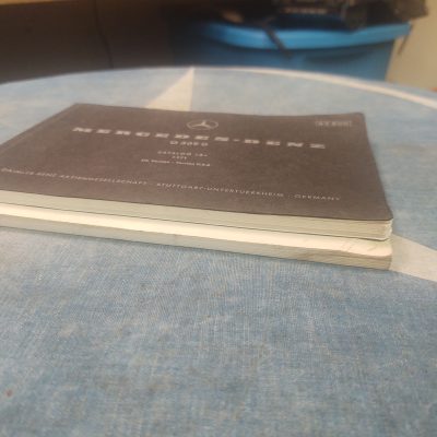 Mercedes O309D Bus Owners Manual 3095844496 + Parts Book Cat.A 1971 Nr.Mint Cond.