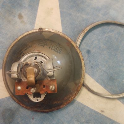 Mercedes W180 Bosch Old Script 5.5 in. Yellow Fog Light Bulb- Rare