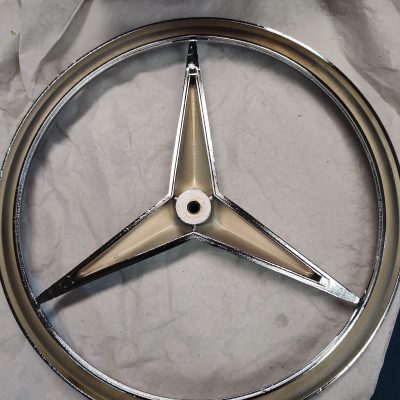 Mercedes W198 300SL Grille Star and Barrel Genuine 1988800186 Rechromed