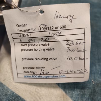 Mercedes W109, W112 Bosch Air Suspension Main Valve 0003274525 Rebuilt 12/23 – 2 Yr. Warranty