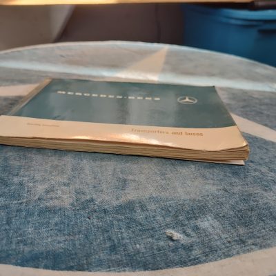 Mercedes OM314 Transporters and Buses Owners Manual ED. A 3095843996 Ex+ Cond.