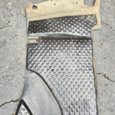 Mercedes W114 Coupe Floor Mat Grey Loop Carpet and Foam pad Left Ex. Used