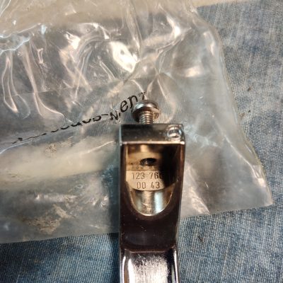 Mercedes W123 Interior Chrome Door Handle 1237660043 Right NOS