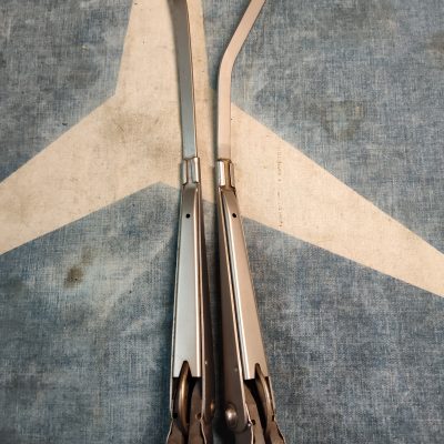 Mercedes W108 1972 -Up Windshield Wiper Arms Satin Near Mint Cond.