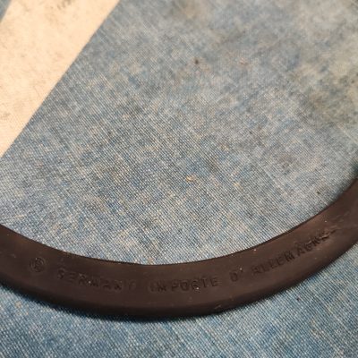 Mercedes W198, W186, W121 190SL Headlight Rubber Gasket 7 in. Genuine NOS – Germany Importe d Alemagne