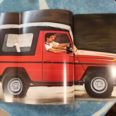 Mercedes G Wagon 240GD, 300GD, 230G, 280GE Sales Brochure German 52 pgs. Mint Cond.