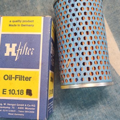Mercedes W121 190SL, 190B, 180, BMW 2002tii  Hengst E10.18 Oil Filter 0001842225  NOS OEM