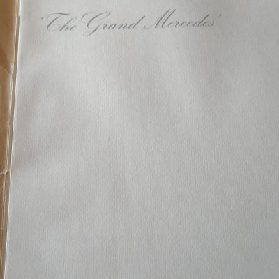 Mercedes W100 600 Sales Brochure Large Format 16.5 x 12 in.